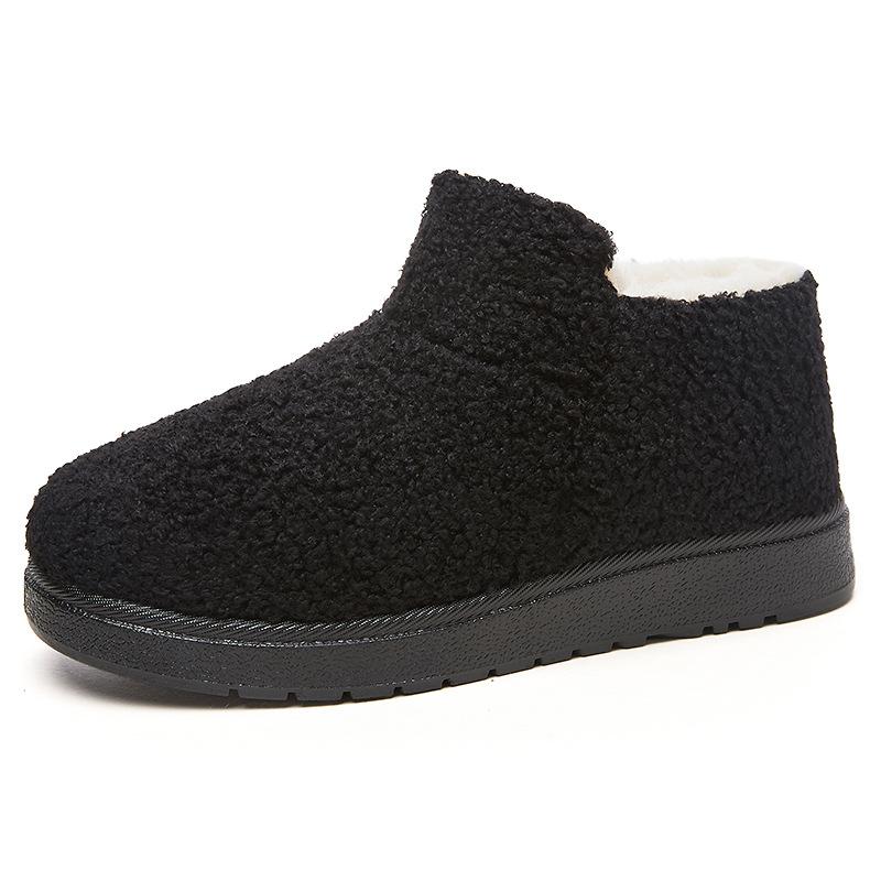 Women's shoes cotton shoes versatile snow boots piled thickened thermal cotton boots TEMU women's boots casual home short boots