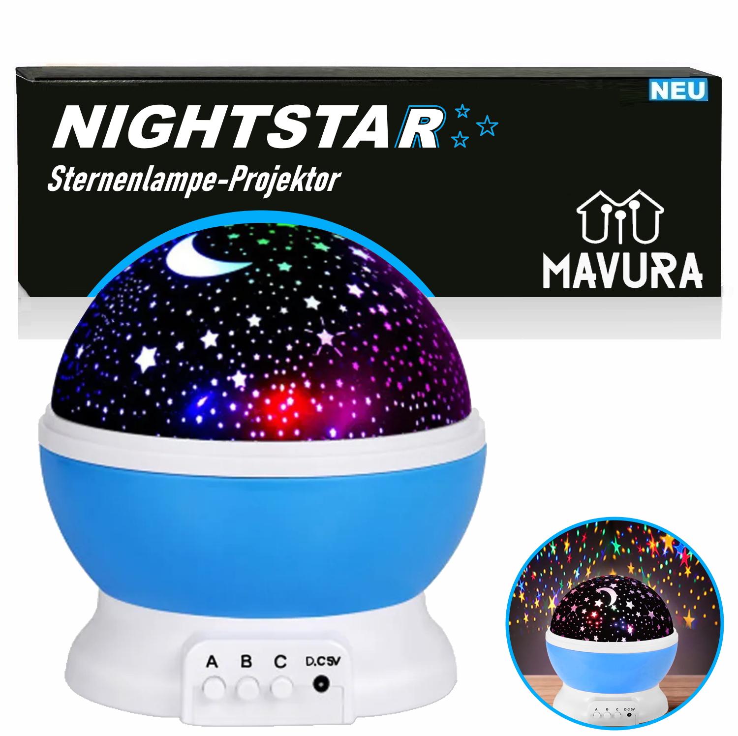 

NIGHTSTAR starry sky projector night light starlight 360° Galaxy lamp