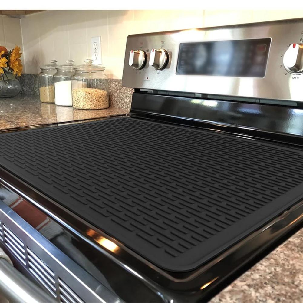 Kitchen Stove Mat Electric Stove Cover Absorbs Dripping Water Air Circulation Dish Drying Mat Expand Workspace
