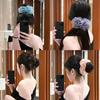 2025 Korean Style Dopamine Mesh Flower Claw Clip: Women's High-End Hair Accessory for Updos.