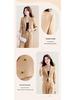Women's Petite Slim Fit Color Block Suit Set - Light Luxury Style, Flattering Double-Breasted Short Blazer, Professional Wear.