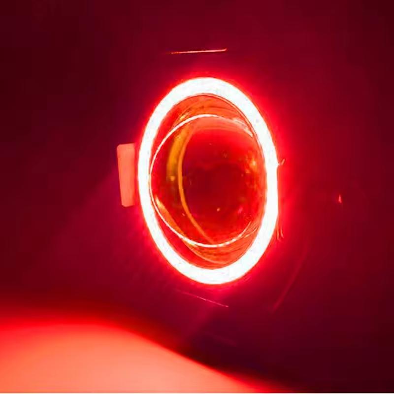 Motorcycle Headlight Fog Lights Super Bright Abgle Eyes Additional Spotlights Universal Moto Auxiliary U7 Mini LED Driving Lamp