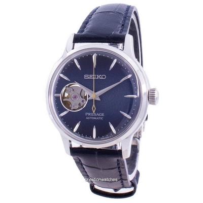 Odnowiony Presage Automatic Cocktail Time Blue Moon SSA785 SSA785J1 SSA785J Open Heart Wyprodukowano w Japonii Zegarek Damski