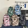 Schoolbag new trendy cool large-capacity graffiti student backpack male versatile high school schoolbag college student female backpack
