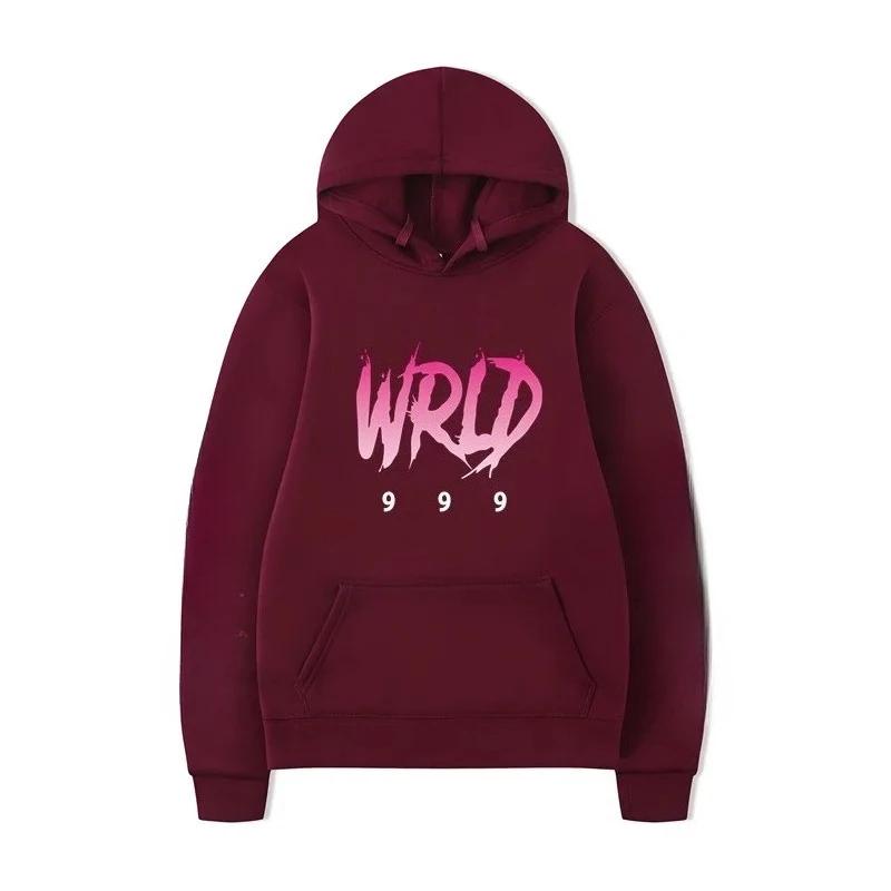 Men's Fashionable Hoodie American Singer Juice Wrld Pattern Casual Print Men's Hoodie Comfortable High-quality Top