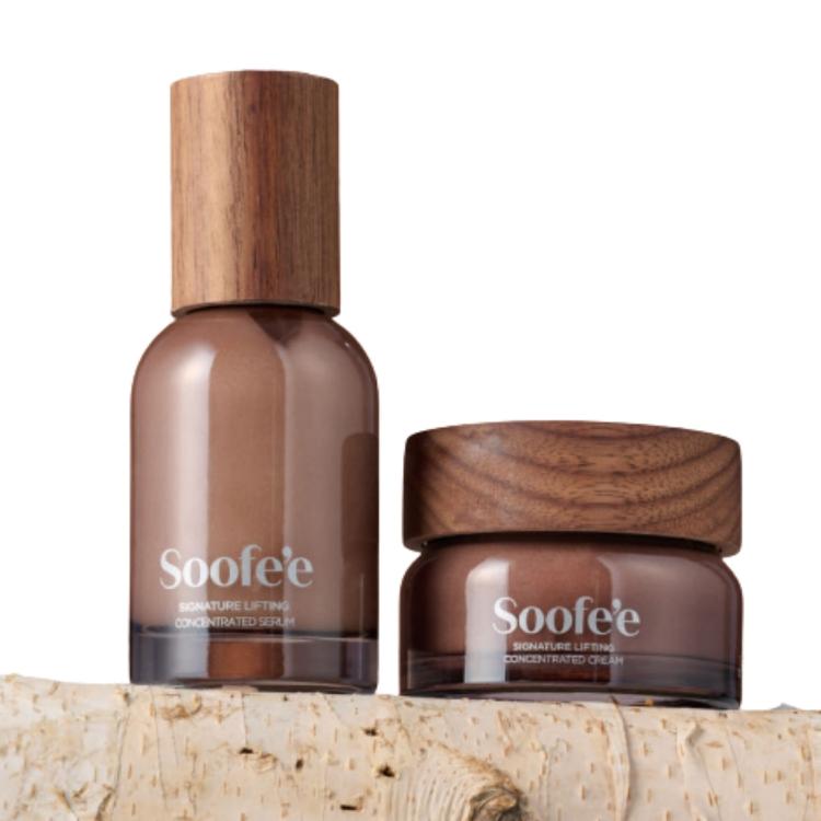 [Soofee] Signature Lifting Concentrated Serum & Cream Set Firming Anti-Aging Skincare Duo