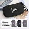 Voor CLA Se Draagbare Kabel Organizer Waterdichte Opbergtas Oortelefoonhoesje Voor Mercedes Benz C180 C300 W124 W176 W177 C200 C260 GLC CLE CLA