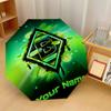 Borussia Mönchengladbach Automatic 3‑Fold Umbrella 8‑Rib Windproof Folding Umbrella Sun Rain Protection For Outdoor Travel Daily Use
