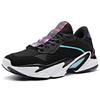 Anta Chunky Sneakers Women's Low Top Black/Green/White 12838808R-5