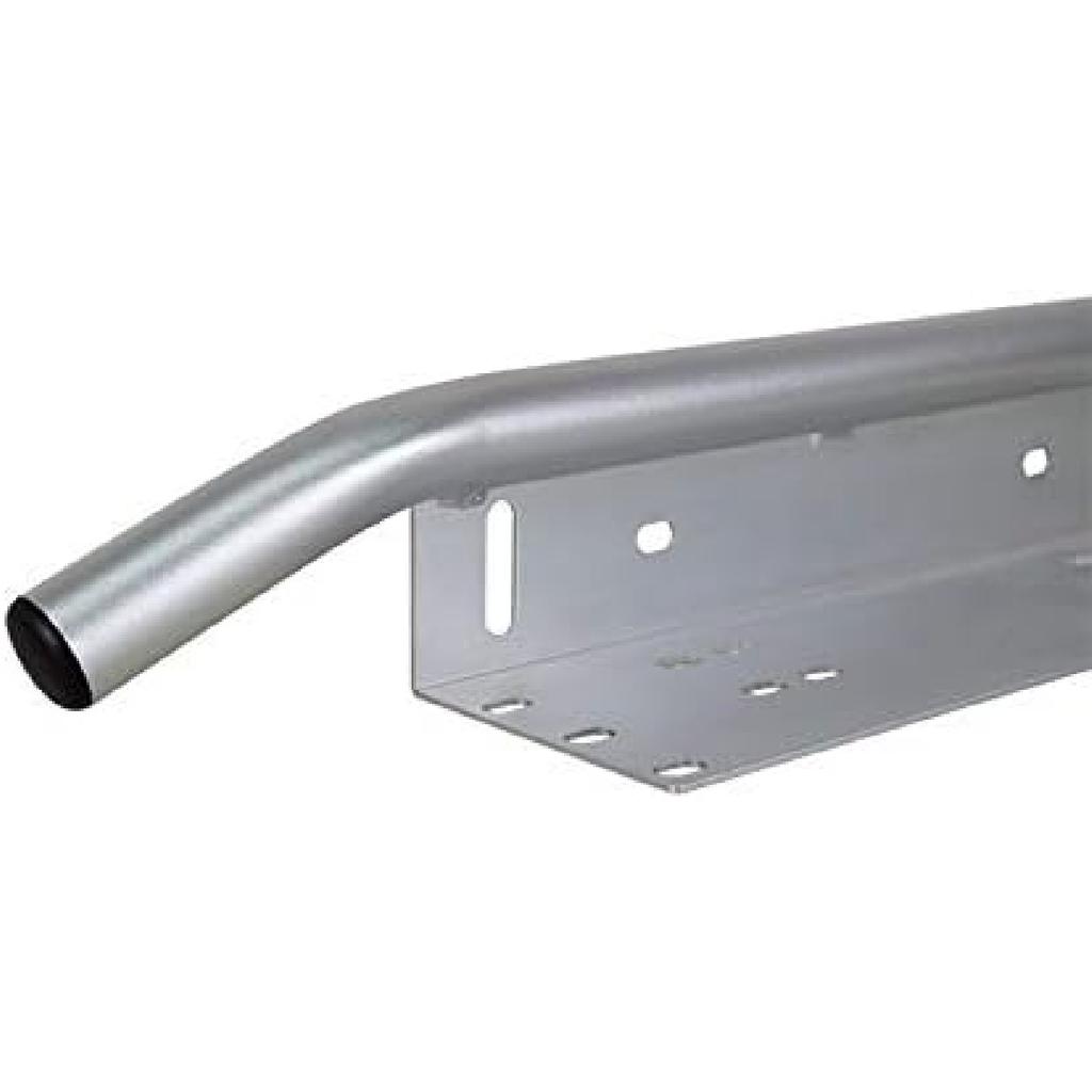 SKYWORLD 22.8 Inch Bull Bar Aluminum Alloy Front Bumper License Plate Mount Bracket Holder For Daytime Running Light Offroad LED Light Bar,Silver