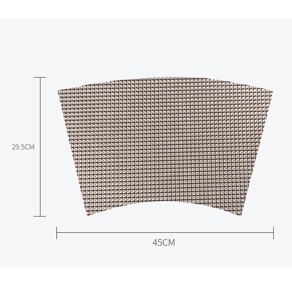 Sada 1/6 PVC sektorové prostírání pro jídelní stůl Sada povlečení Prostírání Příslušenství Hrnek na víno Dekorativní podložka Prostírání na stůl