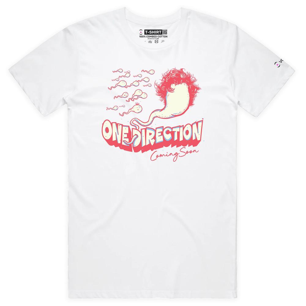 

VOICEART One Direction Sperm Funny Music T-Shirt with Premium Quality Graphic L