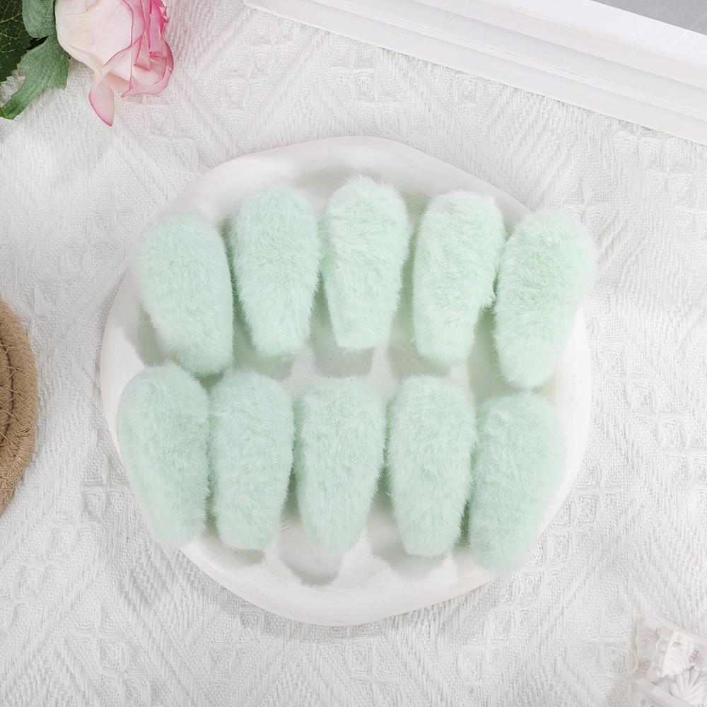 Cute Plush Materials Card Cover Decoration Accessories 10PCS Home Decor Gift Packaging Decoration DIY Ear Accessories Handmade