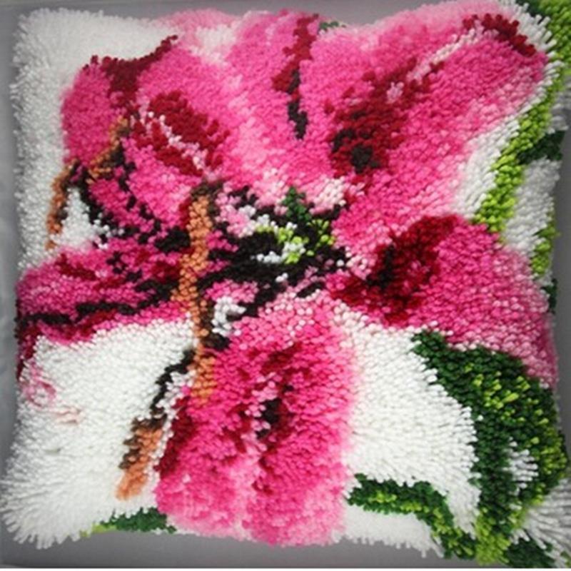 

Цветы и растения Подушка Вышивка Крючок для защелки Ковер Растение Крючок для защелки Коврик с пуговицами Смирна Пакет Крест Наборы Knooppakket