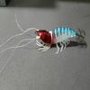 1PCS Glow Horizontal Egi Set 8cm Realistic Shrimp Fishing Lure Luminous Squid Catching Bait for Sea Anglers