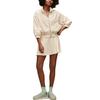 UGG Solid Color Stand Collar Zip Jacket Women Jackets 1175151-CRM