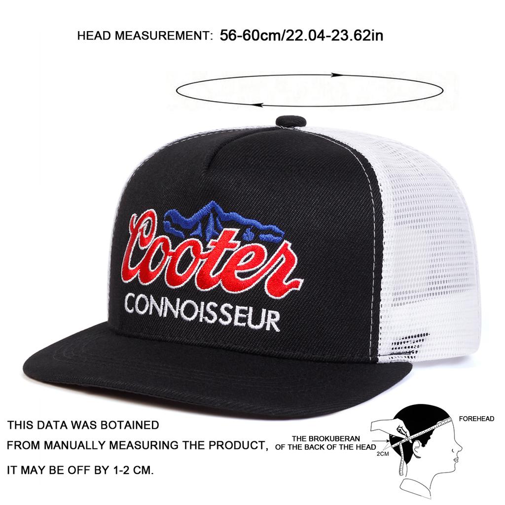 Unisex COOTER Letter Embroidery Hip-hop Net Hats Spring And Summer Outdoor Adjustable Sports Casual Baseball Caps Sunscreen Hat
