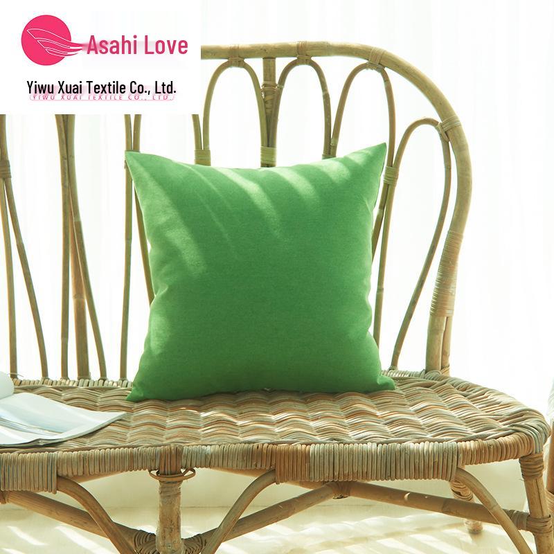 

Leaf Print Double-Sided Polyester Pillowcase for Bed Cushion 45*45cm (Cover Only)