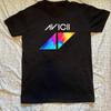 Collection Avicii Logo Short Sleeve Cotton Black All Size Shirt Unisex T-Shirt