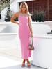 Sexy Spice Girl hip-wrapped suspender skirt summer fashion European and American women's clothing new temperament slim-fitting knitted dress