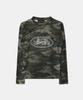 BADBLOOD [Aqua] Mystic Logo Reflective Long Sleeve - Green Camo