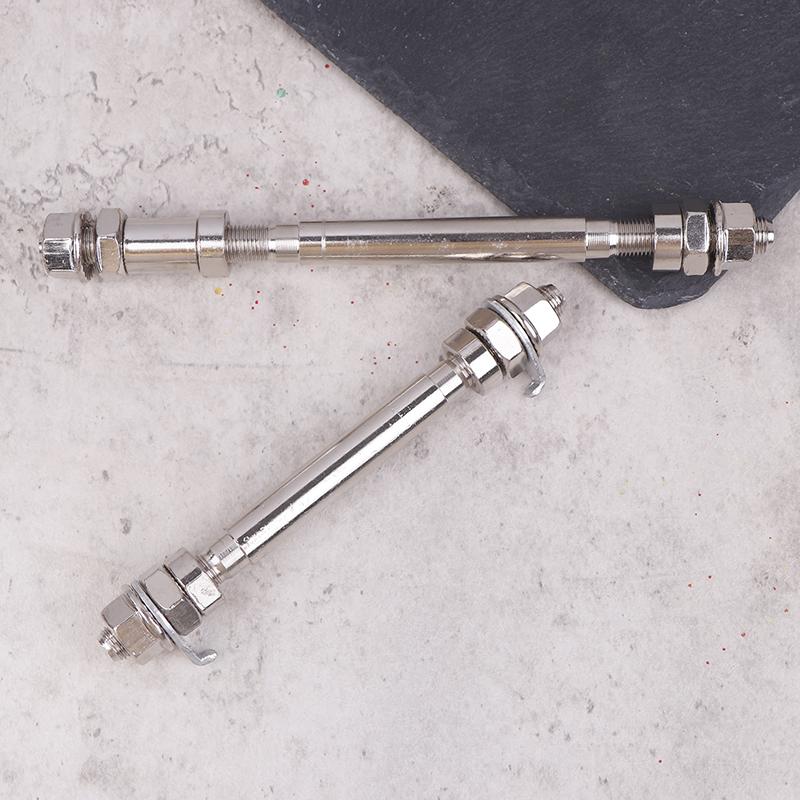 Fahrrad Lagerwelle Fahrrad Vorder- Hinterradnabe Achse Vollachse Hebelspindel Schaltwelle Hinterachse 180MM Vorderachse 140MM