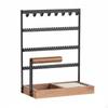 Jewelry Display Stand Untangle 4-Tier Rack Easy To Assemble Earring and