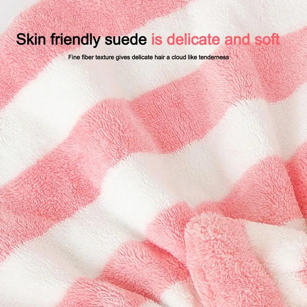 Durable Soft Bow Hair Towel Wrap Microfiber Quick-Drying Shower Cap Absorbent Hair Towels Women