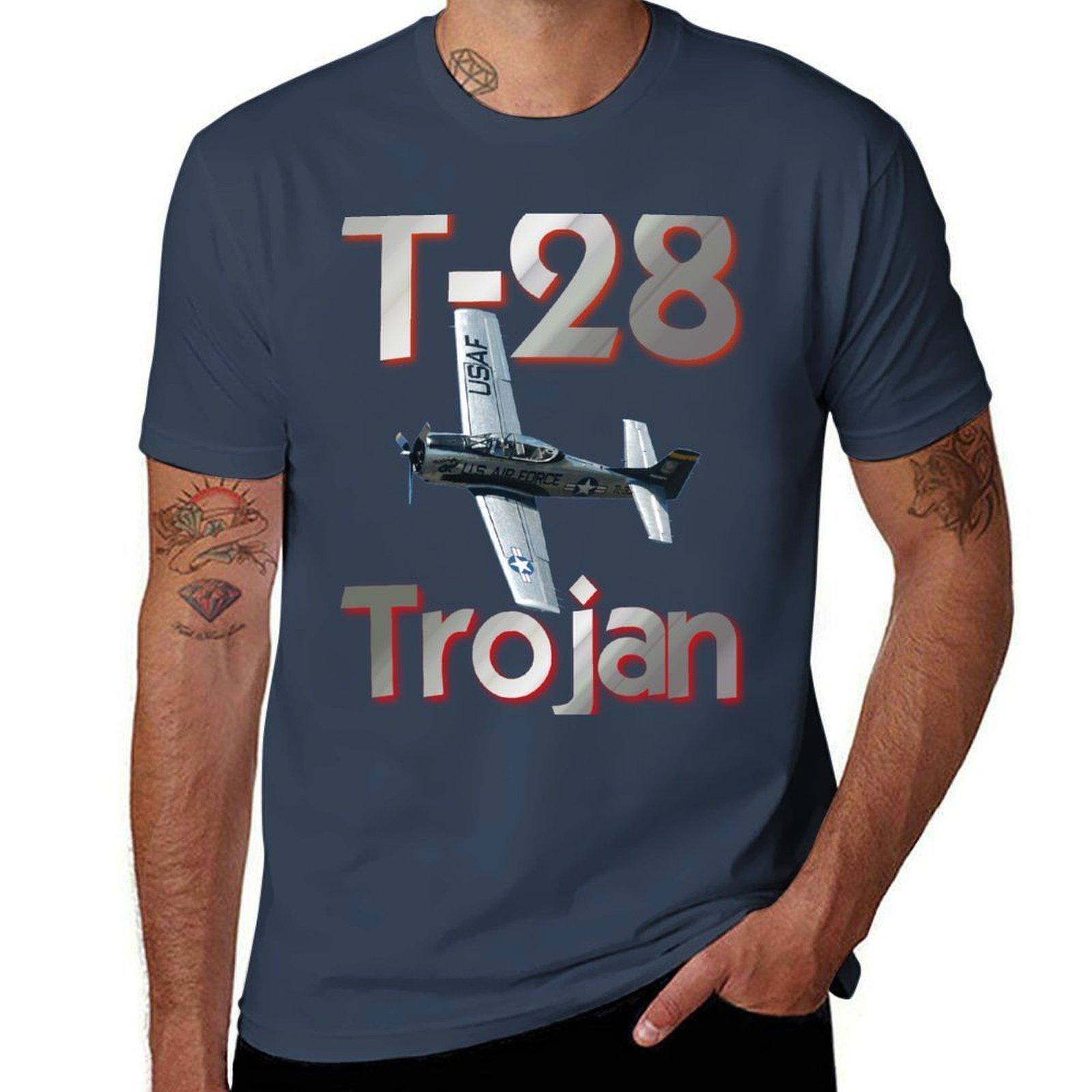 Футболка North American T-28 Trojan футболка мужская повседневная хлопковая футболка 100% футболка S
