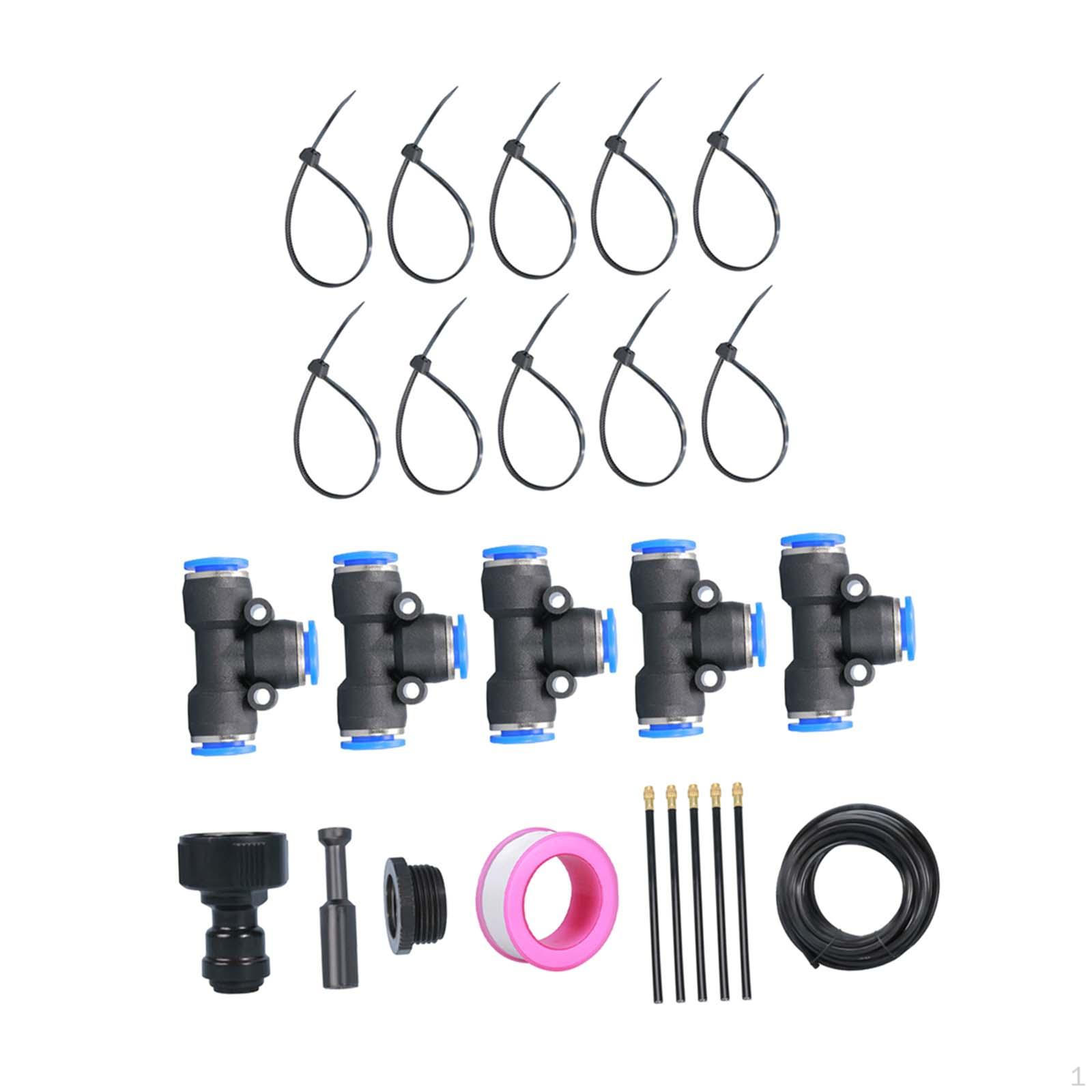 

Автоматический набор для капельного полива Инструмент для полива сада Быстрое соединение для садовых цветов 5m Set