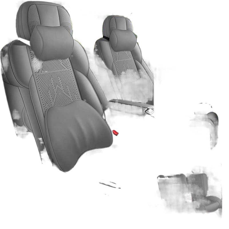 25 JiKe 009 All-Season Suede Car Seat Cushion with Full Coverage Ventilation for Sixth and Seventh Seats