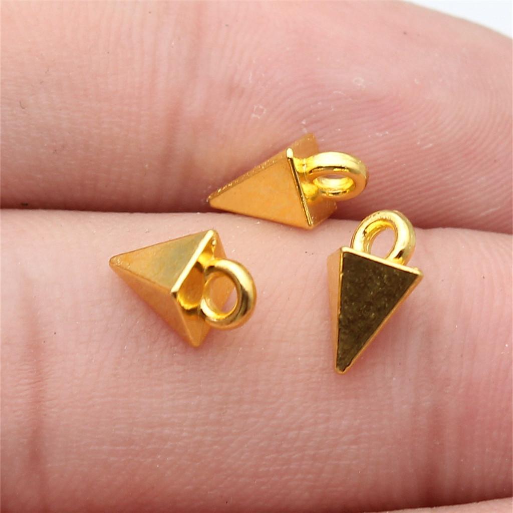 Accessories Parts Cone Shape Pendant End Beads Vintage Jewelry Supplies SA051