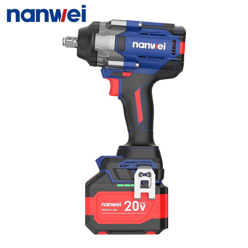 1000N NANWEI Electric Impact Wrench, size 1/2, adjustable torque 500N/800N/1000N, max. speed 2300 rpm