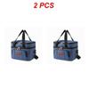 2PCS Picnic Bag Easy To Carry Portable Picnic Bag Navy Oxford Cloth Lunch Bag Storage Supplies Large Capacity Insulation Bag