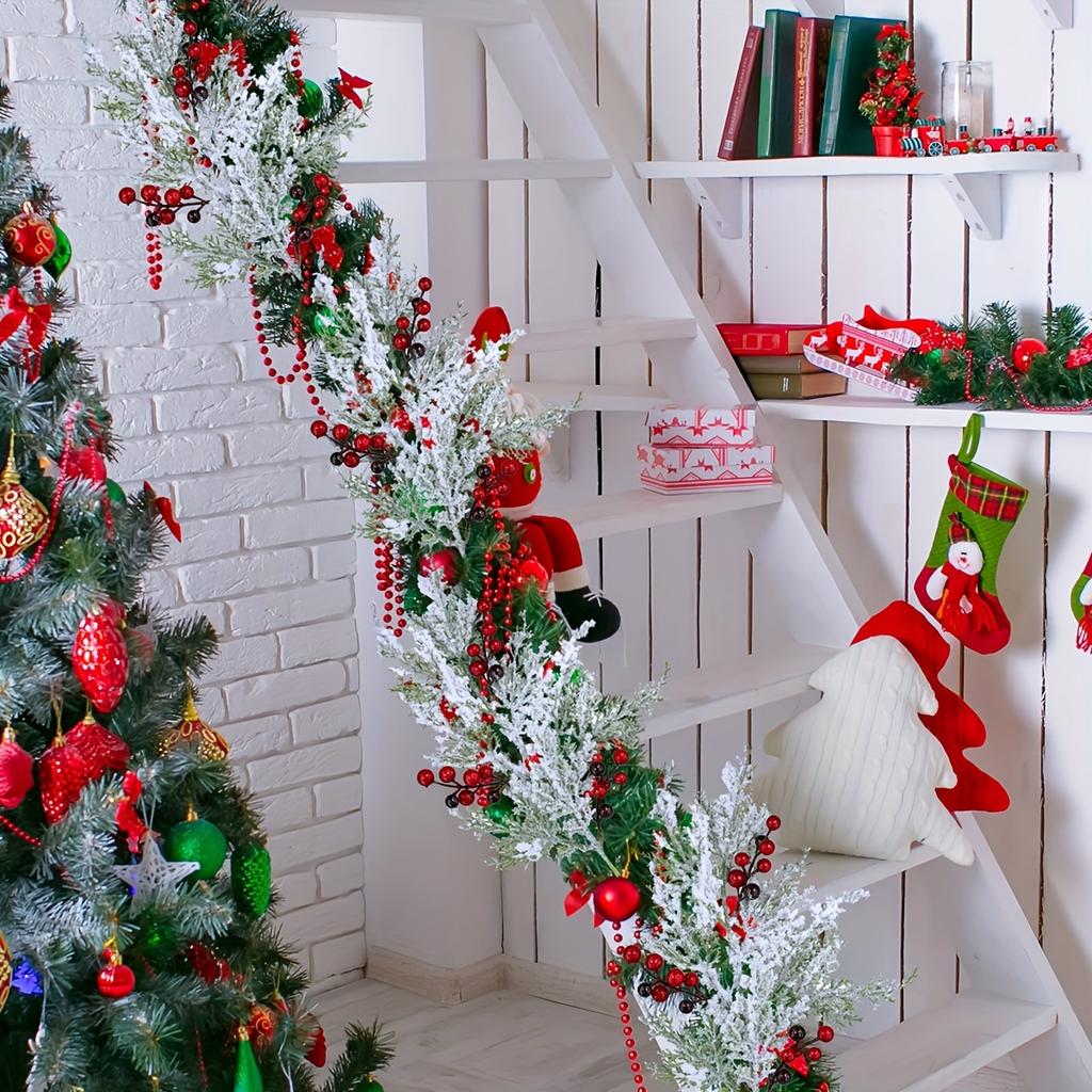 Frosted Faux Cedar Sprays for Christmas Tree, Wreath, Floral Arrangement, Vase, Winter Holiday Décor