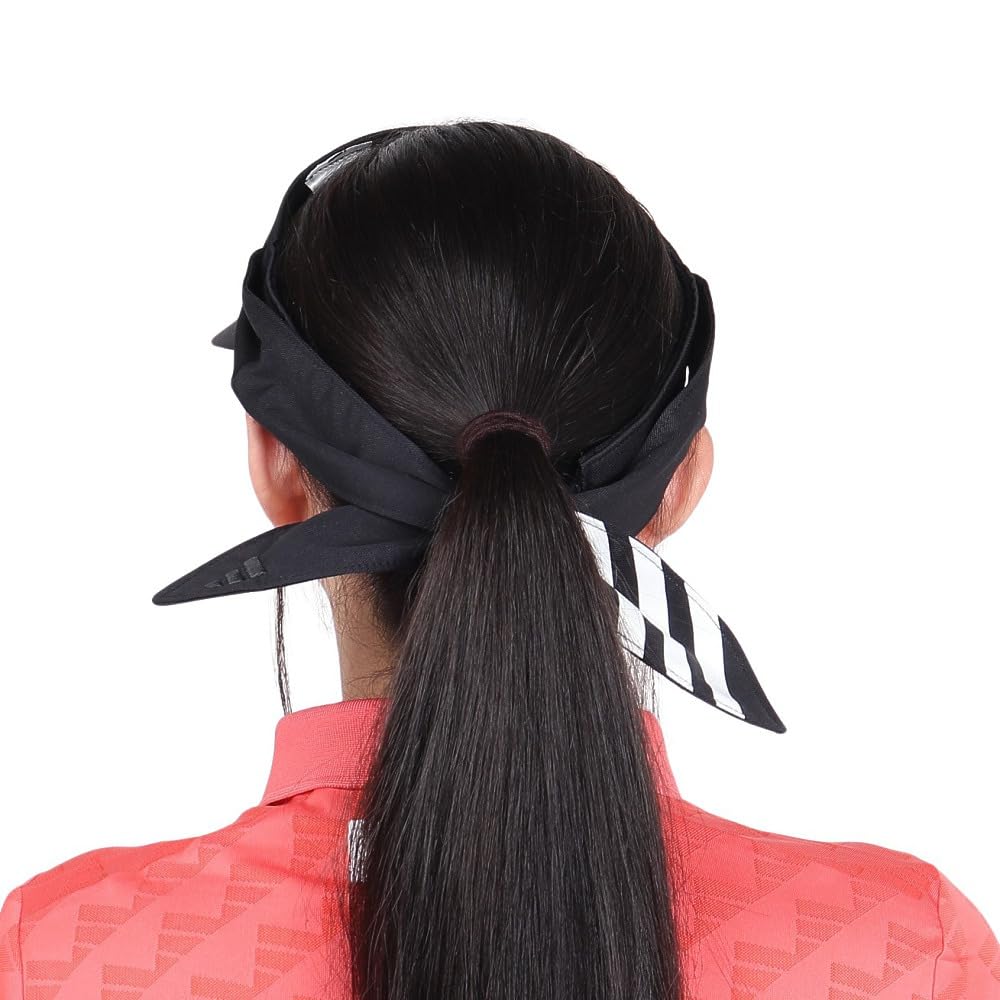 Adidas Golf Golf Visor, Three Stripes Ribbon Visor, Women's, Black