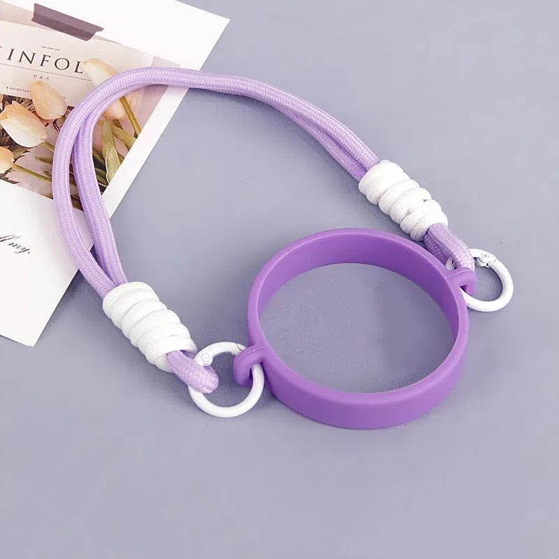 

Water Bottle Handle Strap Silicone Water Bottle Sling Carrier Holder Strap Universal Fits Most 8-40oz Bottles Cup Accessories