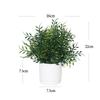 Simulated Bonsai Green Plants Succulent Plant Potted Artificial Flower Ornament Office Desktop Decoration Home Room Decoration