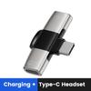 Converter OTG 2 in 1 Adapter Fast Charging Type C 2-in-1 Multifunctional Adapter  U Disk