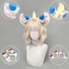 High Elasticity Plush Headbands Featuring Cute Mythical Ears Face Washing Soft Material Sensitive Skin Friendly