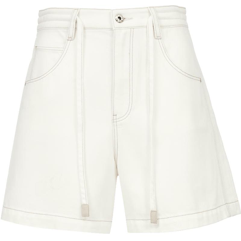 ONLY Women's High-Waist A-Line Denim Shorts