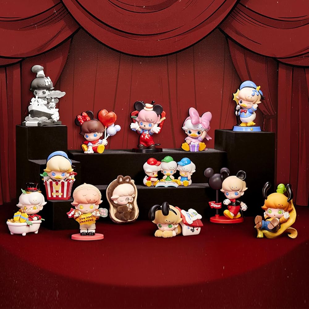 Pop Mart Dimoo World × Disney Blind Box Figure 1 Piece PVC Soft Vinyl Collectible Toy Original Character