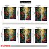 2pcs,2D Plane Printing Curtain Popular Butterfly Paradise Polyester Woven (without Rod) Outdoor Decorations Use for Bedroom