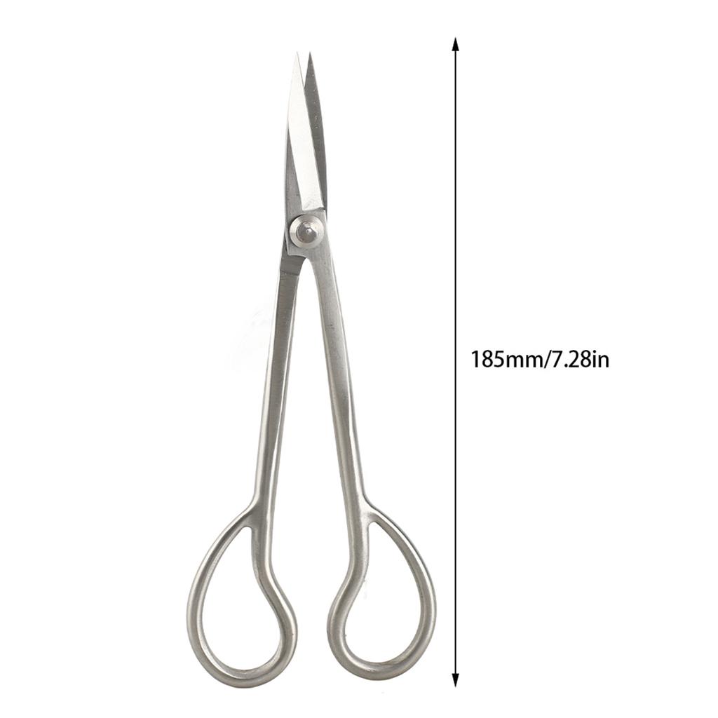 Stainless Steel Bonsai Scissors Bonsai Shear Long Handle Scissors 185mm
