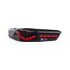 Compatible with 2020-2025 Honda City Dragon Scale Style LED Tail Light Assembly with Flowing Turn Signals.