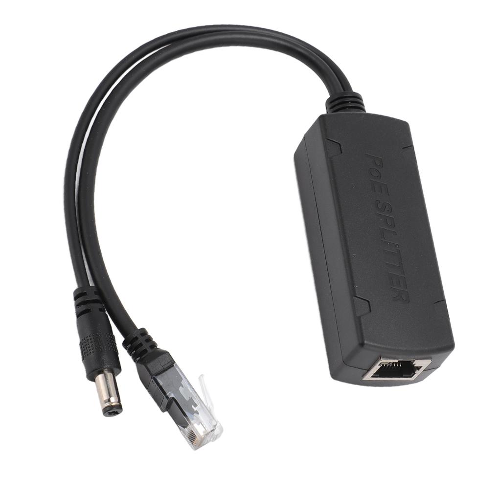 Gigabit PoE Splitter 10 100 1000Mbps 12V 2A Output Buffer Circuit Protection RJ45 Ethernet Splitter for Camera AP Voip