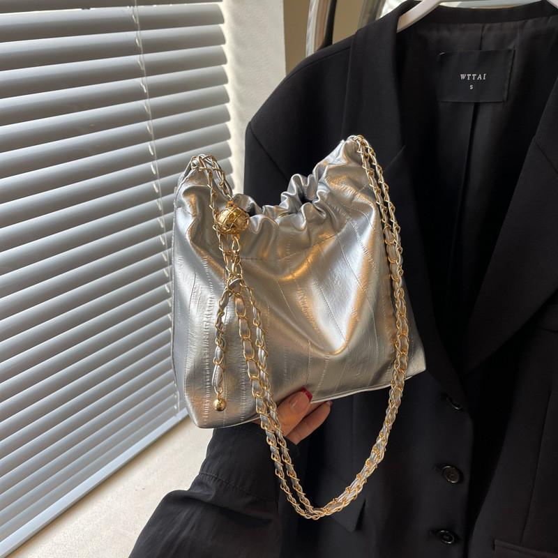 Trendy Street Style Pu Crossbody Bucket Bag For Women In 2024 Summer Fashion