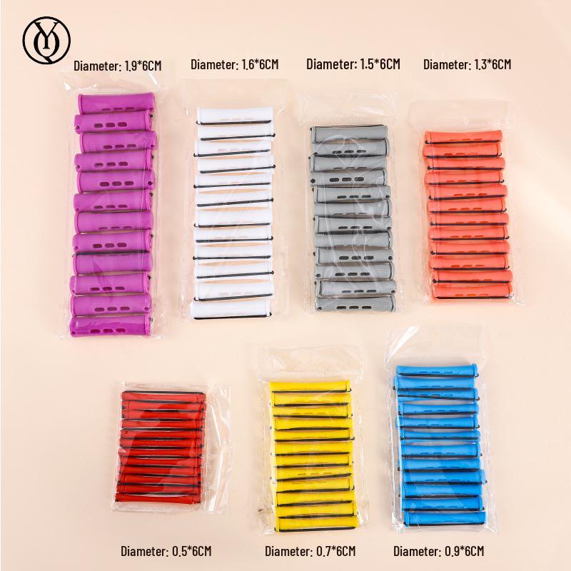 High-End Koreanische Lockenwickler: Professionelle Dauerwellwickler mit Deckel für Kaltwellen