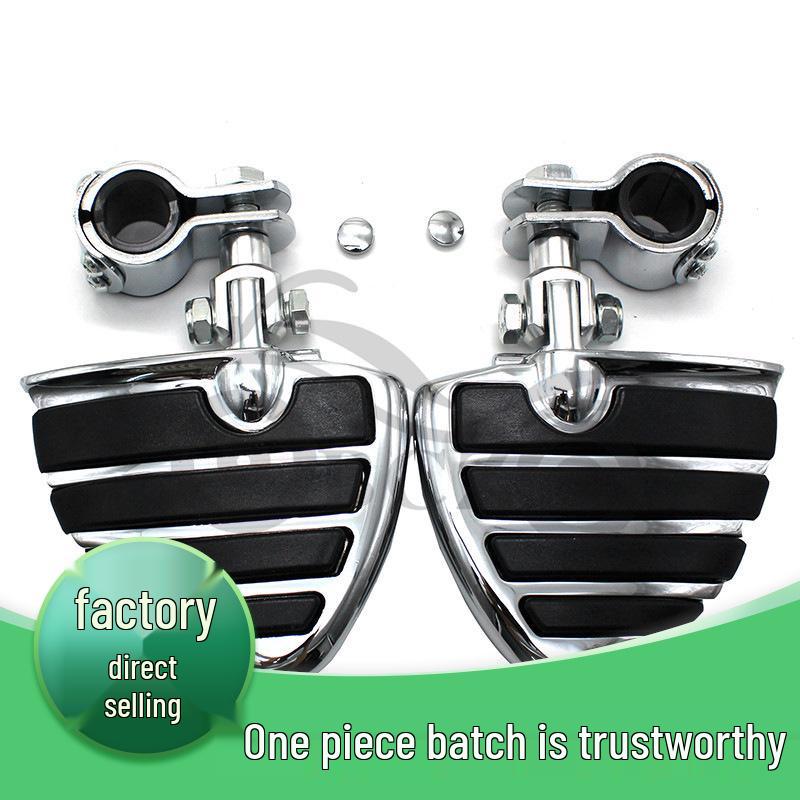 Harley Cruiser Retro Foot Pegs & Bumper Guard for Motorcycles 23 x 16 x 11 cm