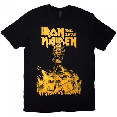 Iron Maiden Unisex Yetişkin Tahmini. 1975 Kutsal Tişört